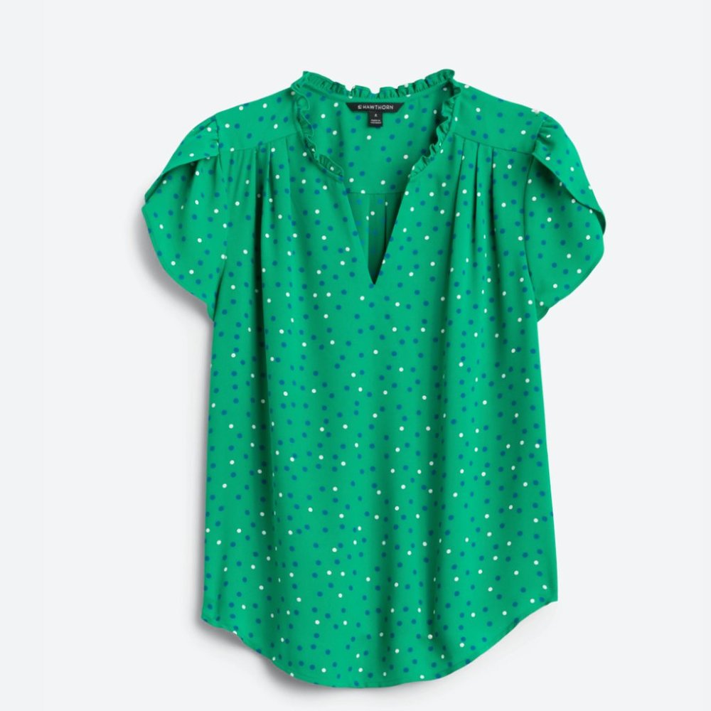 Tiffiny Tulip Sleeve Blouse